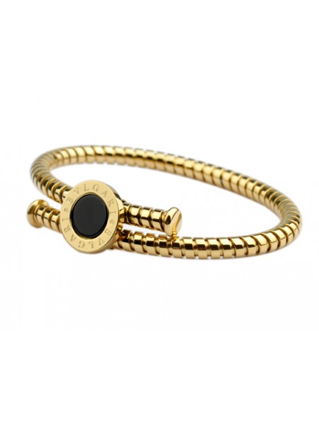 black and gold bvlgari bracelet