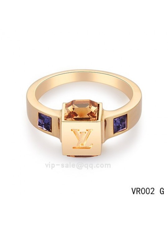 Louis Vuitton Bague Gamble Ring in the yellow gold