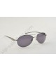 Cartier leopard aviator sunglasses in steel-colored metal and glitter acetate, polarized dark grey lenses-5102339