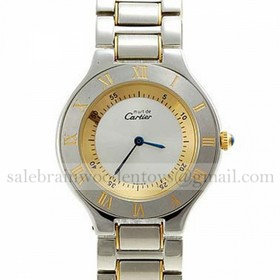 Cartier Fake Must 21 Two-Tone Mens Watch