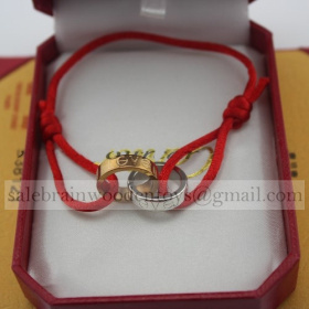 Replica Replica Cartier Love Bracelet Pink Gold White Gold Red Crod stainless steel