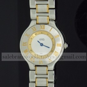 High Quality Replica Cartier Must 21 Two-Tone Ladies Watches