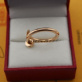 Replica Replica Cartier Juste Un Clou Ring Pink Gold with Diamonds stainless steel