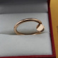 Replica Replica Cartier Juste Un Clou Ring Pink Gold with Diamonds stainless steel