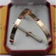 Replica High Quality Cartier Love Bracelet Pink Gold stainless steel