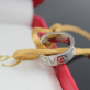 Replica Imitation Cartier Love Bracelet White Gold Yellow Cord Cheap Sale