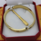 Replica Fake Cartier Love Bracelet Yellow Gold with 4 Diamonds online