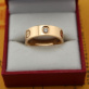 Replica Replica Cartier Love Ring Pink Gold Diamonds B4087500