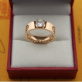 Cartier Love Ring Replica Solitaire Pink Gold Diamond Price
