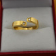 Replica Faux Cartier Yellow Gold Love Ring Screw Motifs Diamonds