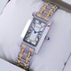 Replica Knock off Cartier Tank Americaine Two-Tone 18K Yellow Gold and Stainless Steel Ladies Watches