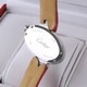 Replica Replica Delices De Cartier Stainless Steel Leather Strap Ladies Watches