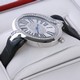 Replica Replica Delices de Cartier Stainless Steel Diamonds Black Fabric Strap Ladies Watches Knockoff