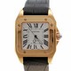 Replica Replica Online Sale Cartier Santos 100 18K Yellow Gold Leather Strap Mens Watches