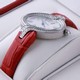 Replica Replica Online Sale Delices De Cartier Diamonds Stainless Steel MOP Dial Leather Strap Ladies Watches