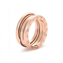 Bvlgari B.ZERO1 ring pink gold 3 band ring AN852405 replica