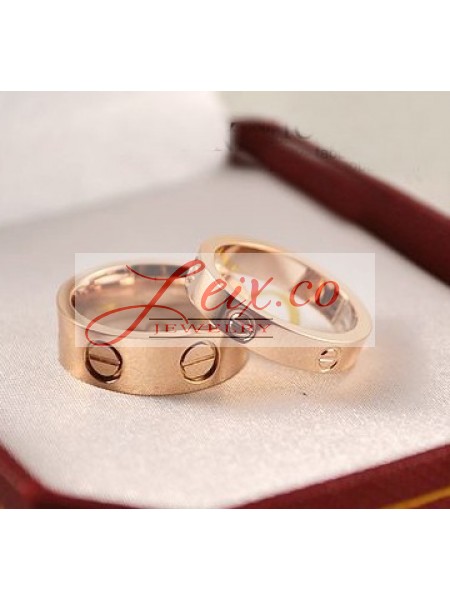 Cartier 18K Pink Gold LOVE Ring
