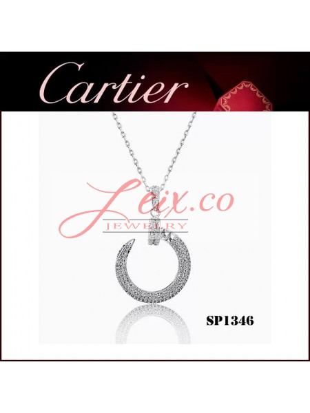 Cartier Juste un Clou Pendant in White Gold with Diamonds