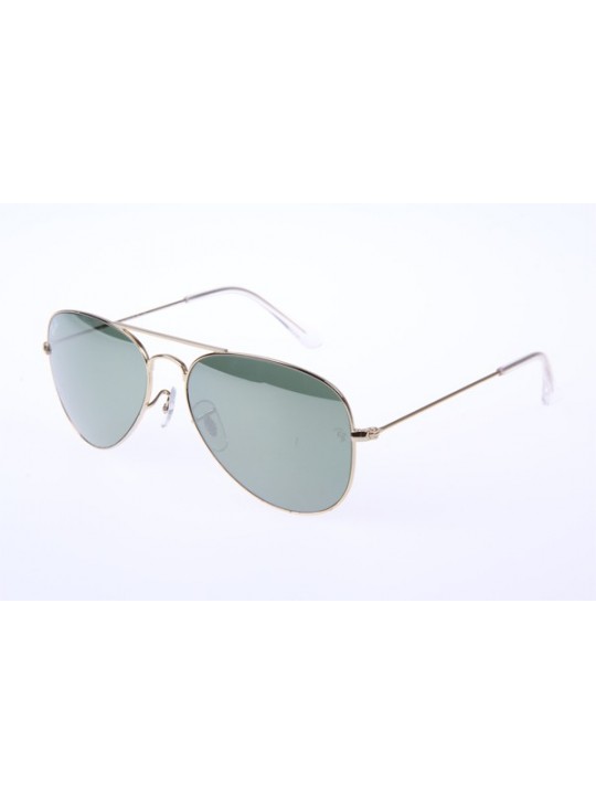 Ray Ban Aviator RB3025 55-14 Sunglasses In Gold With Mirror Lens 001 40
