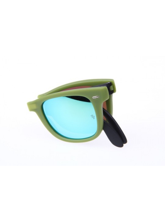 Ray Ban Folding Wayfarer RB4105 50-20 Sunglasses in Green