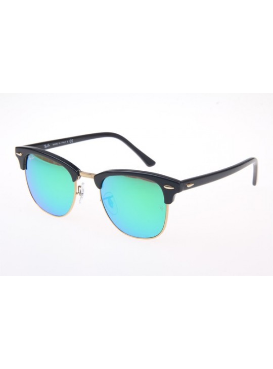 Ray Ban RB3016 Sunglasses In Black Green Lens 901 19