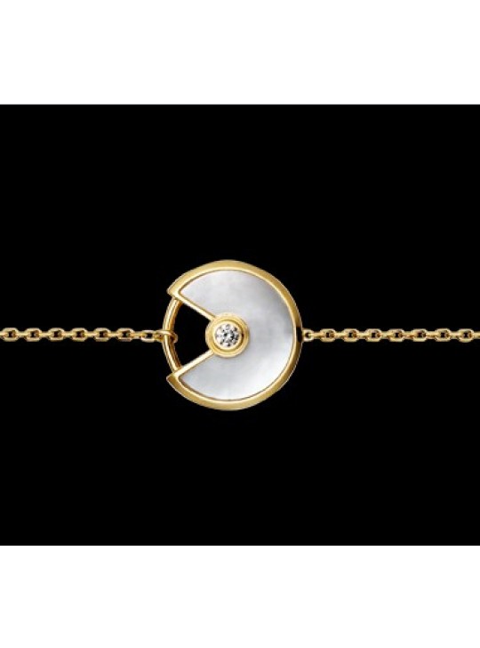 Amulette DE Cartier Bracelet in Pink Gold & Mother of Pearl