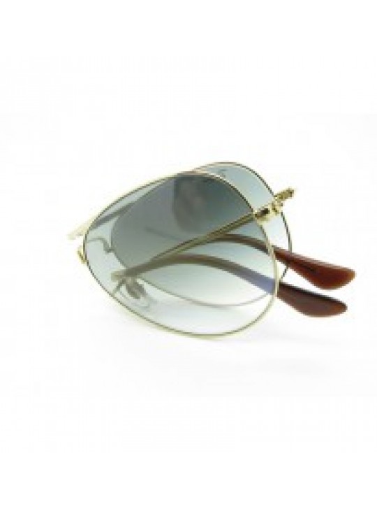 Ray Ban Aviator Floding RB3479 Sunglasses in Gold Grey Gradient