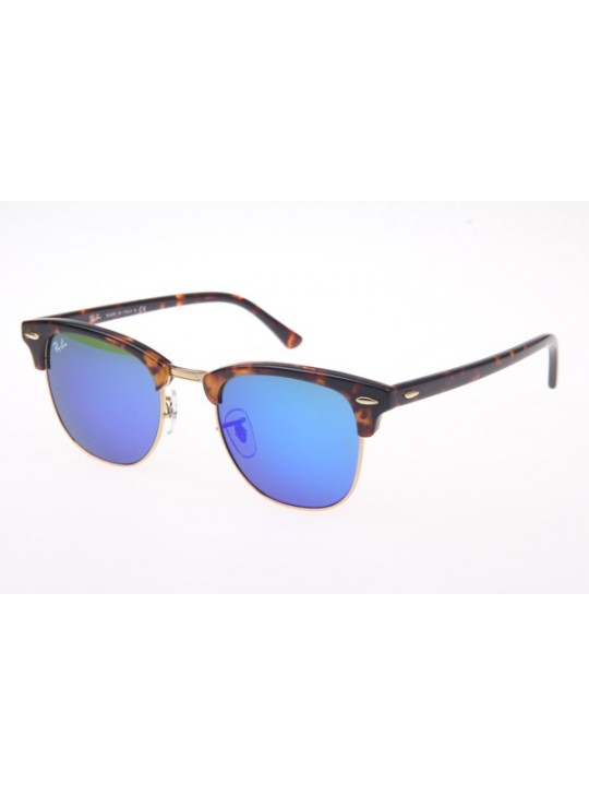 Ray Ban RB3016 Sunglasses In Tortoise Blue Lens 1145 17