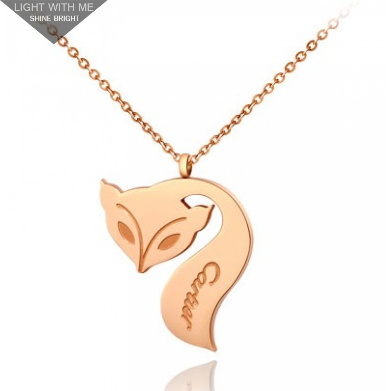cartier fox necklace