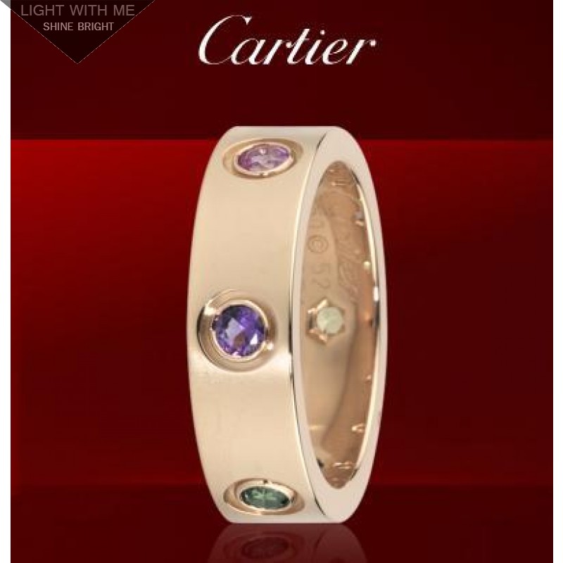 Cartier LOVE Ring in 18K Pink Gold With 