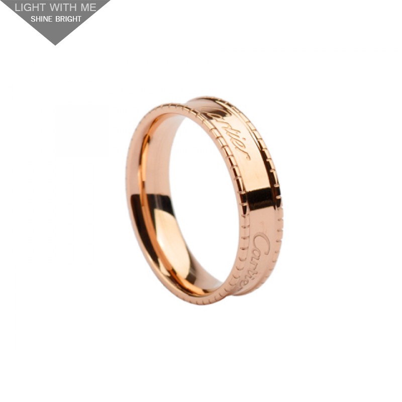 Cartier Wedding Band Ring in 18kt Pink Gold