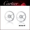 Amulette De Cartier Earrings in White Gold White Mother-of-pearl With Diamond