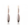 Cartier Drop Earrings in 18kt Pink Gold with White Opal