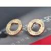 Cartier Love Earring in 18K Pink Gold with Diamonds-Paved