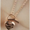 Cartier Heart Lock Charm Necklace in 18k Pink Gold