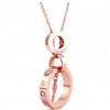 Cartier Screwdriver LOVE Necklace in 18k Pink Gold With Diamond