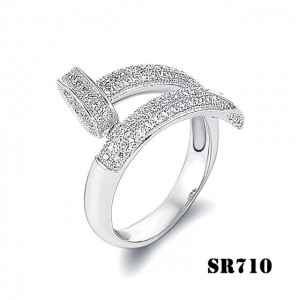 Cartier Juste Un Clou Ring in White Gold Set with Brilliant-cut Diamonds
