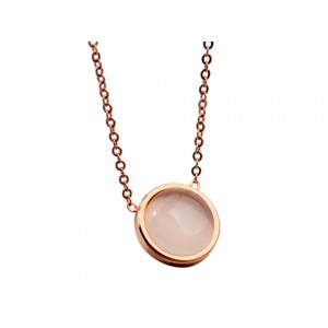 Cartier Pendant Necklace in 18K Pink Gold with Opal