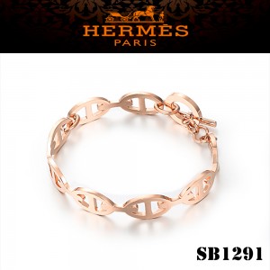 Hermes Chaine d'Ancre Enchainee Pink Gold Bracelet