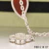 Lucky Alhambra White Gold Bracelet with 4 Stone Combination Motifs CMT0509