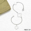 Van Cleef & Arpels Byzantine Alhambra Bracelet 3 Motifs White Gold