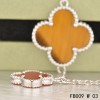 Van Cleef & Arpels Magic Alhambra 5 Stone Combination Motifs White Gold Bracelet