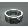 Cartier Lanieres Wedding Band Ring in Platium Set With Diamonds