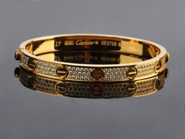 Cartier Yellow Gold Love Bracelet With 