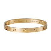 Fake Cartier LOVE bracelet rose gold with screwdriver for women and men