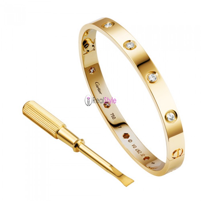 gold plated cartier love bracelet