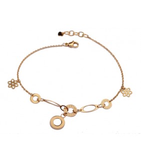 Bvlgari Anklet B.zero1 Bracelet in Pink Gold with Mother of Pear