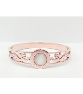 Bulgari TUBOGAS Bracelet in Pink Gold with Mother of Pearl