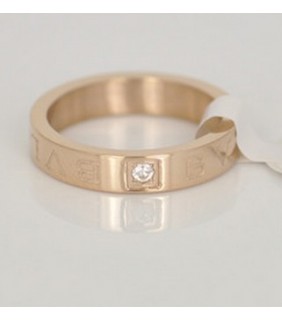 Bvlgari Engagement Ring in 18kt Pink Gold With Diamond