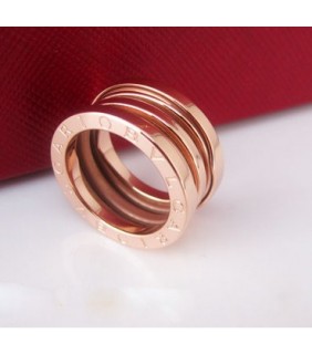Bvlgari B.ZERO1 3-Band Ring in 18kt Pink Gold